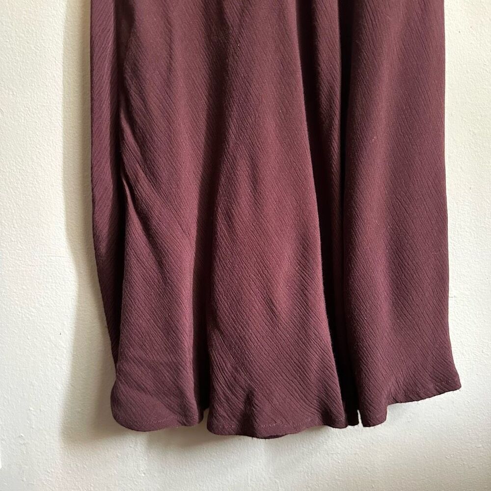 Spencer Alexis Vintage Maroon Maxi Dress‎ Y2K Grunge Goth size 8 - Picture 4 of 7